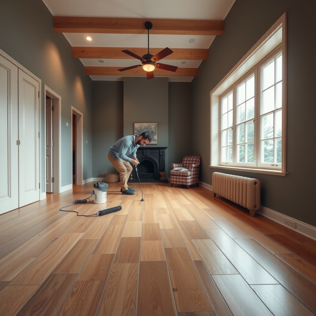 High quality flooring installation and finishing work in residential property showing attention to detail and craftsmanship